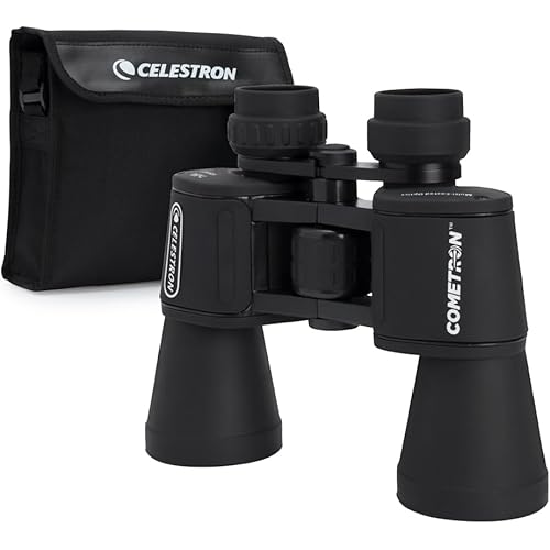 Celestron - Cometron 7x50 Astronomy Binoculars – Entry-Level for Stargazing and Comet Watching – Large 50mm Objective Lenses – Wide 6.6° Field of View – Multi-Coated Optics