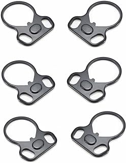 6-PCS Industries Sling Attachment Two Point Sling Mounts Durable Heavy-Duty Sling Attachment Ring for for Two Point and Traditional Sling - TOCNGAEK