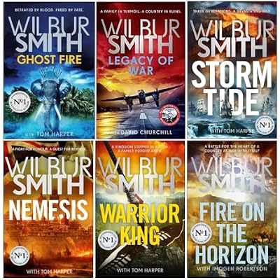 Courtney Family Novels Series 19-24 Collection 6 Books Set by Wilbur Smith
