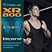 TREBLAB XR800 - Premium Sport Earphones Bluetooth - Secure-Fit IPX7 Wireless Waterproof Earbuds for Running & Workout. Top True-HD Stereo Sound, Noise Cancelling, Microphone, 2019 Sport Headphones
