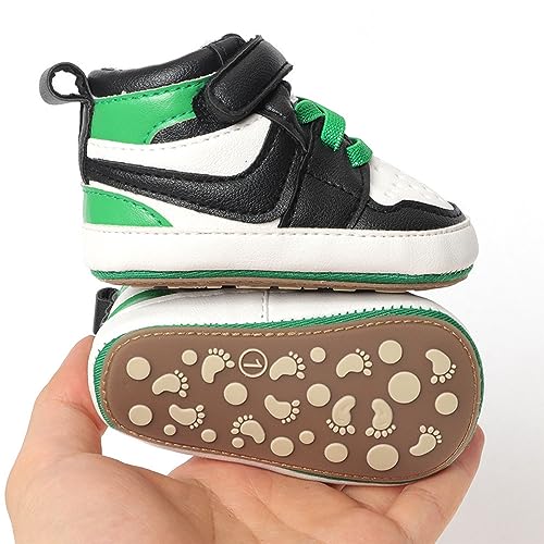 Image of Clowora Unsex Baby Shoes Boys Girls Infant Sneakers Non-Slip Soft Rubber Sole Toddler Crib First Walker Lightweight Shoes