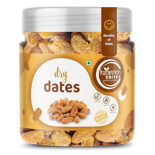 Image of Heaven Bites Dry Dates 1000 GM | Sukha Khajoor | Chuara | Kharik | Fresh, Pure & Natural Dry Fruits 1kg