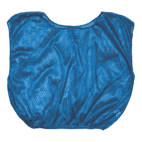 Champion Sports Adult Mesh Practice Scrimmage Vest, Royal Blue (Pack of 12)