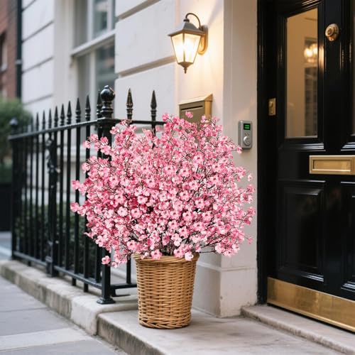 Image of Artificial Baby's Breath Flowers for Decoration (6, Pink)