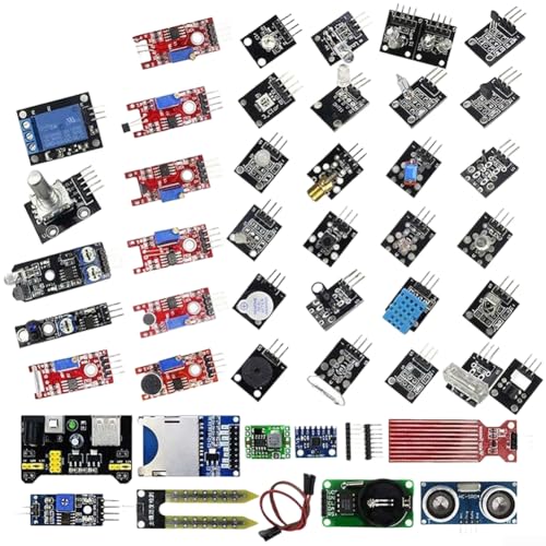 37 In 1 Sensoren Kit Für Arduino Mit 5v Netzteil Und Kunststoffbox Für Elektronik Projekte Robotik Bildung Hobbyist Entwicklung