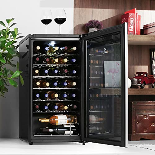 Adega 34 Garrafas - Acs34, Preto/Inox, 110 Volts, Electrolux