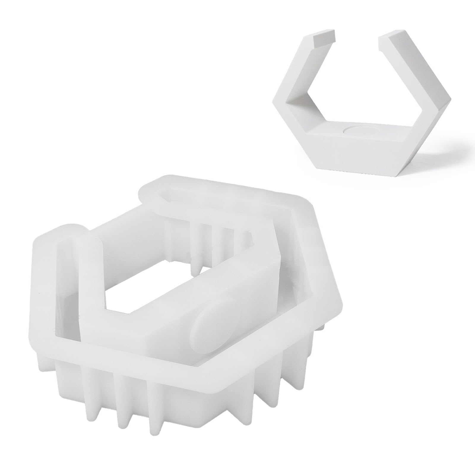 Tsophreniq 3D Holder Mold Candlestick for Crafting Candlestick Resin Craft Ornament Home Decorations