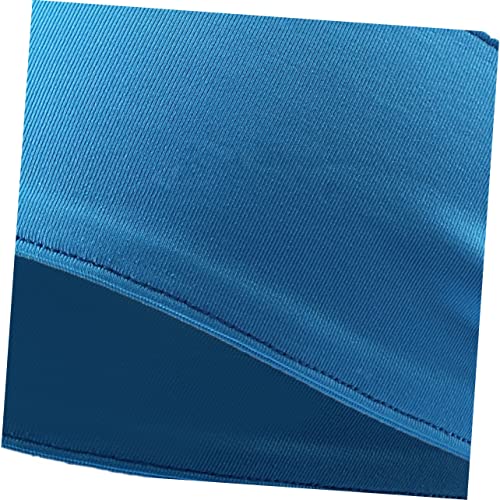 BIUDECO Gravata De Bandana Esportiva Tiaras Azuis Faixa De Cabeça Esportiva Gravata Azul Faixa De Ca