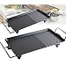 Electric Table Top Grill Portable Barbecue Grill Non Stick Teppanyaki Grill Tray Large Size 48 x 27 cm BBQ Smokeless Hot Plate for Party Camping Festival Cooking