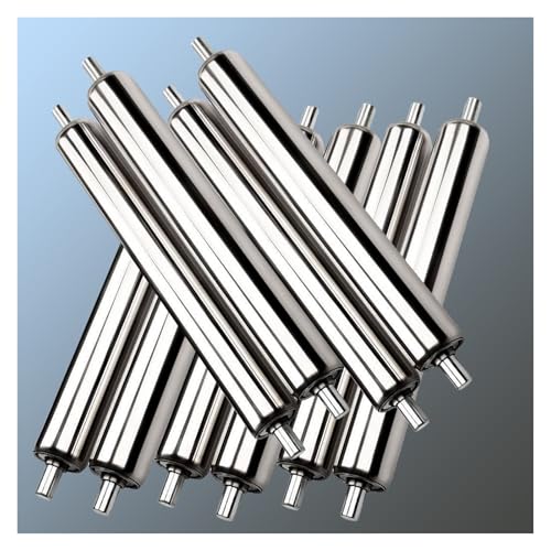 Rouleaux de convoyeur en acier inoxydable AR avec extrémités galvanisées lot de 10