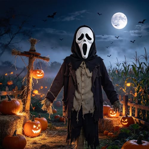 Scary Halloween Mask for Adults, Full-Head Mask for Halloween Party - image 2