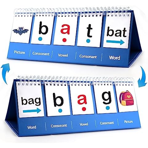 CVC Word Games-Phonics Games Sight Words Flash Cards Kindergarten, Preschool Kindergarten 1st 2nd Grade Classroom Must Haves, Speech Therapy Toys for Toddler, Special Education Toys Spelling Games Cover