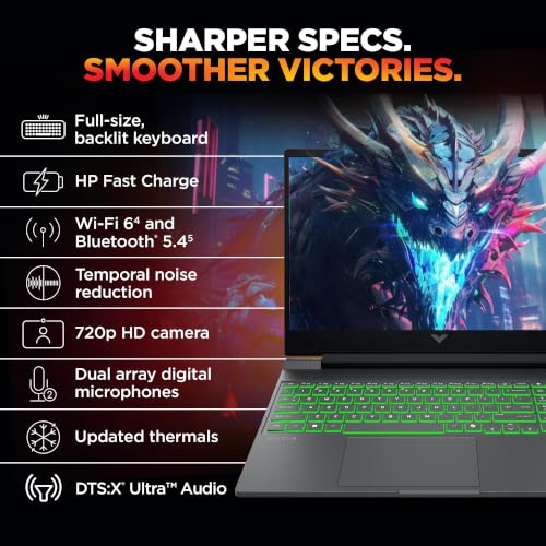 HP Store HP Victus 15 Gaming Laptop, i5-13450HX, RTX 4050, 16GB, - Image 7