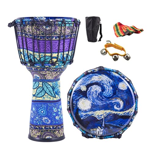 BMOZRM(ȂU) Wx 8`10C` AtJh vdl Djembe Drum y nhh l SҌ y |pI(Large 10inch A+gifts)