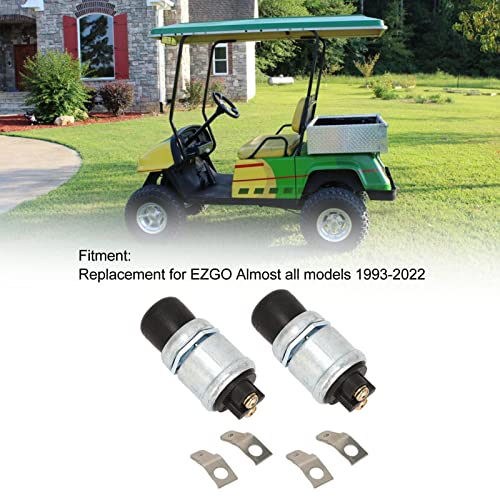 2pcs Horn Switch Button 12V 17318 G1 Replacement for EZGO Cart 1993-2022
