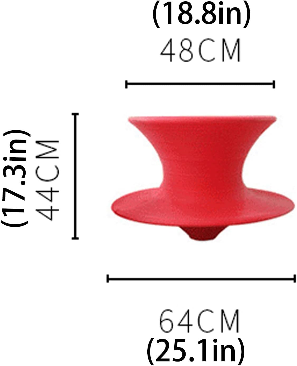 360° Swivel Gyro Chair,Rotating Gyro Spun Chair,Kids,Backyard Fun,Festivals and Outdoor Play(Red)