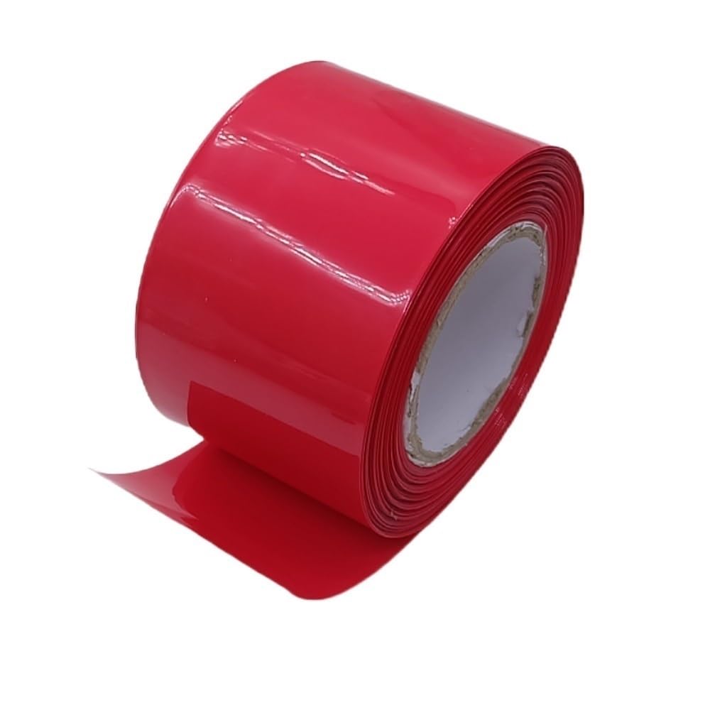Manga roja de tubo termocontraíble de PVC - Envoltura termocontraíble de 1-20 m for protección de mazos de cables (1 unidad)(95mmx1meter)