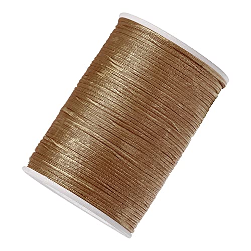 Hilo encerado para coser cuero 98 yardas 0.8 mm poliéster miniatura 4