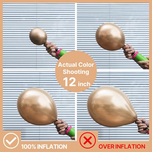 PartyWoo Metallic Gold Balloons 152pcs Different Sizes of 18 12 10 5 Inch Chrome Gold Balloon Arch Kit Garland for Birthday Graduation Baby Shower Wedding Bachelorette Party Decorations Gold-G127 - Image 6