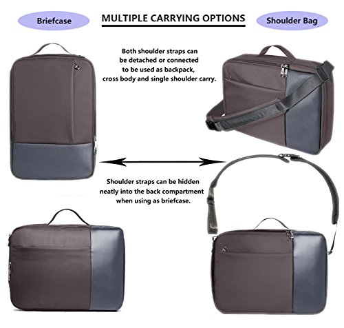 ZIXER 3-in-1 Convertible Professional Laptop Backpack #TOP29