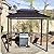 PURPLE LEAF 6' X 9' Hardtop Grill Gazebo for Patio Permanent Metal Roof with 2 Side Shelves Deck Yard Tent Aluminum Garden Outside Sun Shade Outdoor BBQ Canopy