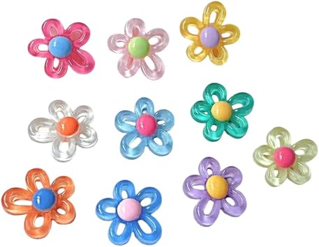 Fridge Magnets Flower Cute Magnets Flower Funny Refrigerator Bedroom Kitchen Office Decoration Set of 10 Random
