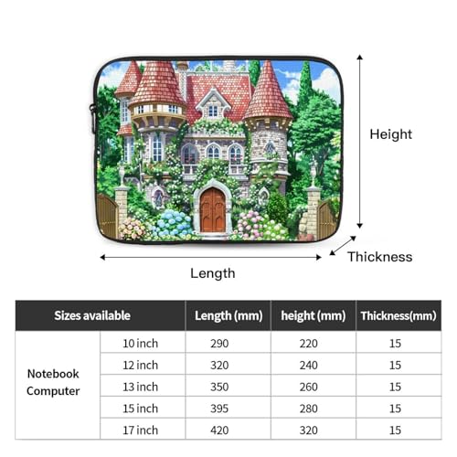 Flowers On The Wall Laptop Sleeve Case 15 Inch Suitable For Notebook Computer Tablet Traveling Carrying Simple Case4