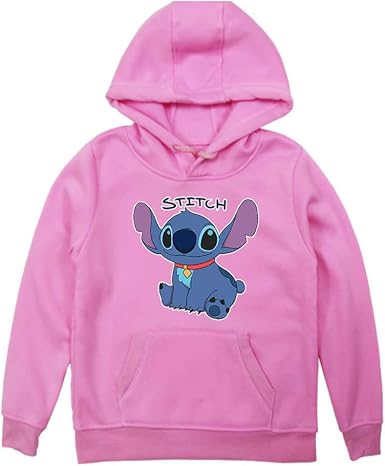 Lilo and Stitch Pullover Ocio Sudadera Pullover Hermoso transpirable  OutwearChildrens sudaderas elegantes delgadas abrigos cómodos for niños y  niñas niños y niñas ( Color : Pink01 , Size : 120 ): Amazon.es: Ropa