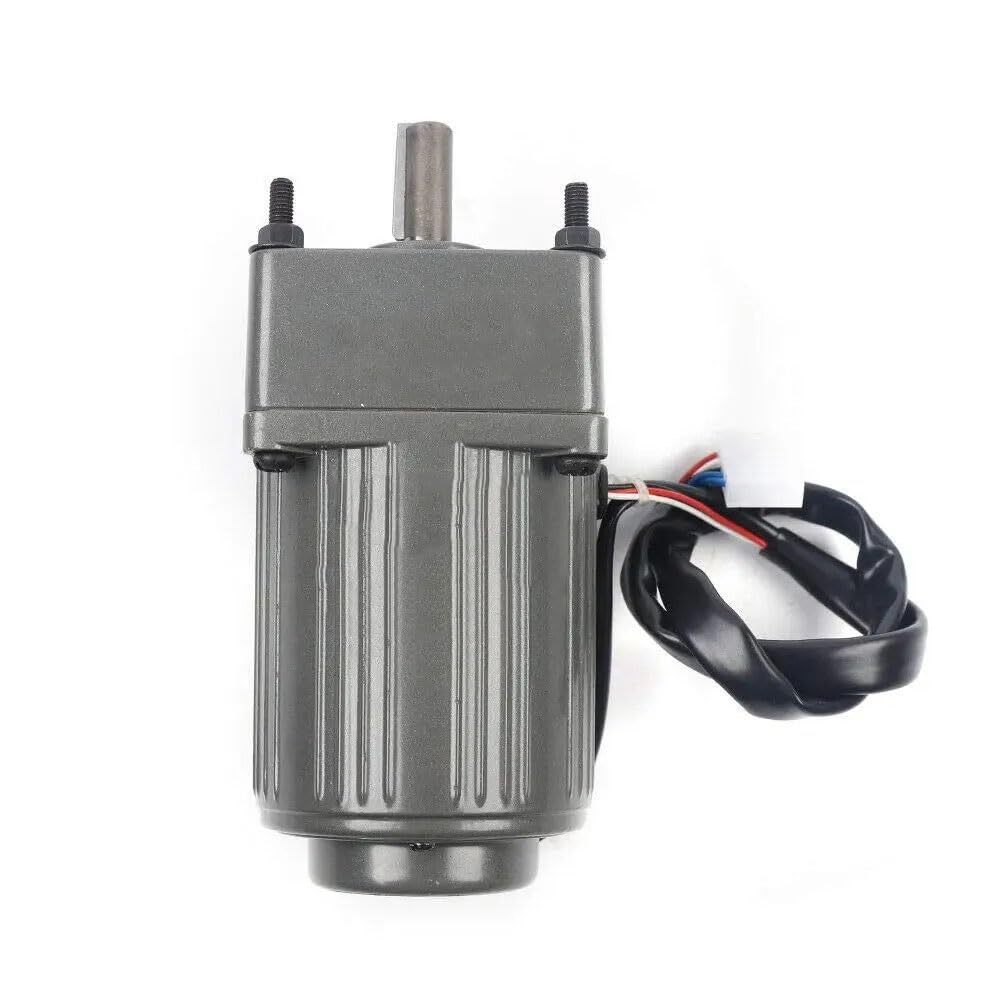 1 motorreductor de velocidad variable de CA de 15 W y 220 V CA con control de velocidad monofásico y marco de 70 x 70 mm Reducción de par(100RPM)