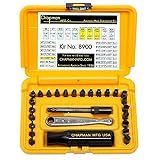 Chapman MFG 8900 Gun Owner Standard Screwdriver Set - Slotted, Phillips & SAE Hex Bits - Set Offers