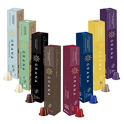 Grana Café- TRIAL PACK Espresso Capsules Compatible with Nespresso Original Machines