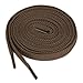 sourcing map 2 paires de lacets creux lacets plats épais pour unisexe Café 100cm / 39.37"