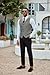 COOFANDY Grey Suit Vest Men Dress Casual Vests Slim Fit Formal Waistcoat, Gray, XL