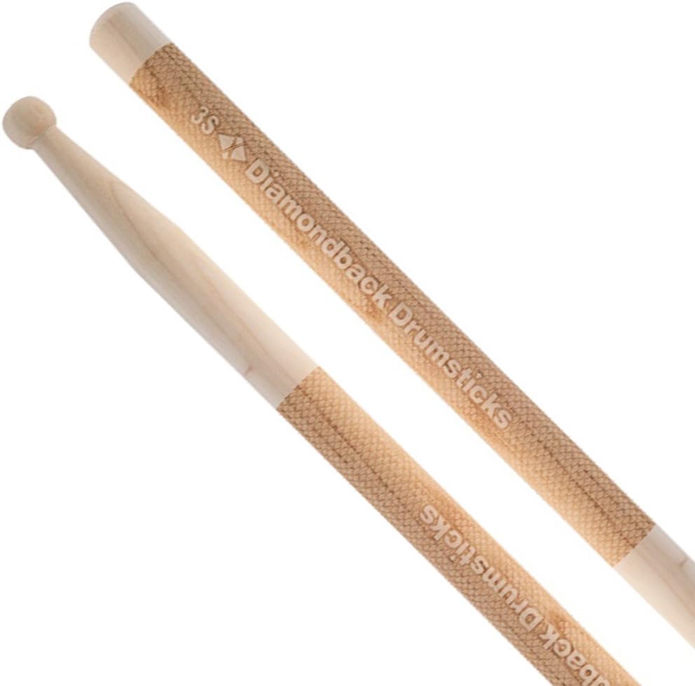 Hickory Laser Engraved Drum Sticks (3S)