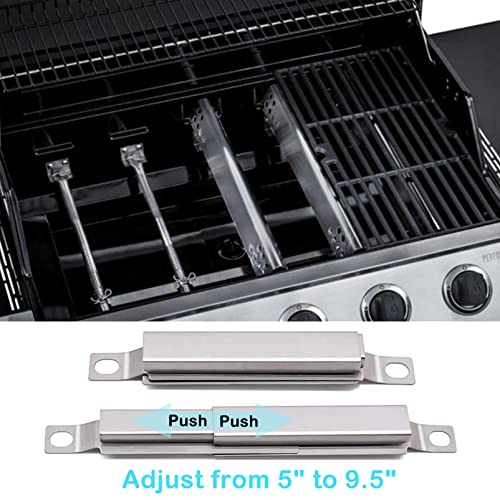 Suona Grill Replacement Parts For Charbroil Performance 5 Burner 463347518 463347519 463335517 463342119 463347418 G470-0004-W1 G470-0004-W1A G470-0002-W1 Cooking Grate Heat Plates Burner Tube Kit #TOP4