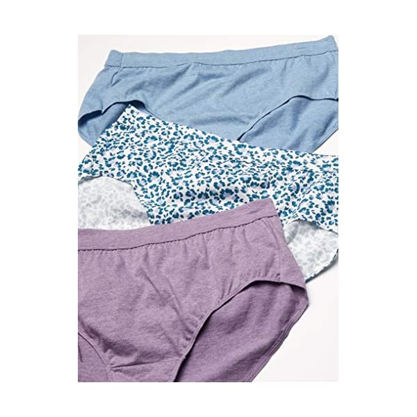 JUST-MY-SIZE-Womens-Plus-Size-Cool-Comfort-Ultra-Soft-Brief-6-Pack Just My Size Women's Plus Size Cool Comfort Ultra Soft Brief 6-Pack, Assorted, 10