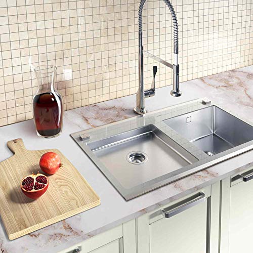 17.71" X 78.7" Marble Peel And Stick Countertops Gold White Counter Top Stick Paper Thick Cleanable Self Adhesive Removable Marble Wallpaper Furniture Decorate Vinyl Film Shelf Paper #TOP1