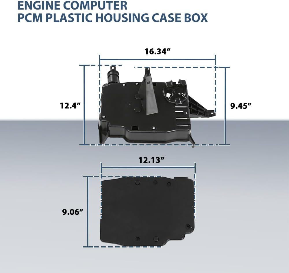 Engine Computer PCM Plastic Housing Case Box Compatible with Ford Focus 2012-2018, Fit Escape 2013-2016, Fit Lincoln MKC 2015-2016 CV6Z 12B523-C, CV6Z 12A659-C, CV6Z12B523C, CV6Z12A659C