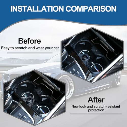 Marco para portavasos compatible BMW Serie 3 G20 G28 2020-2022 miniatura 2