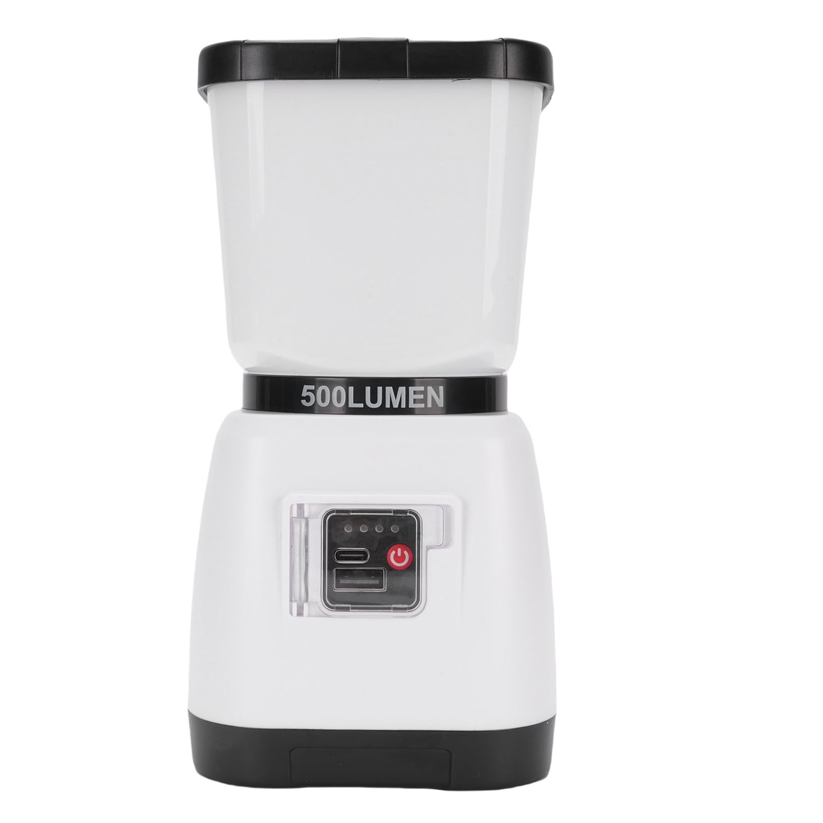 Aramox Linterna de Camping Recargable ABS 6000mAh Manivela Bateria Doble