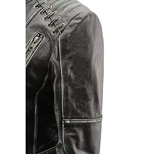 Image of Milwaukee Leather Women's 'Sporty and Elegant' Scooter Style Motorcycle Leather Rider Jacket