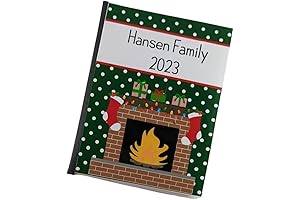 Personalized Christmas Scrapbook Album Family Keepsake Memory Photo Book