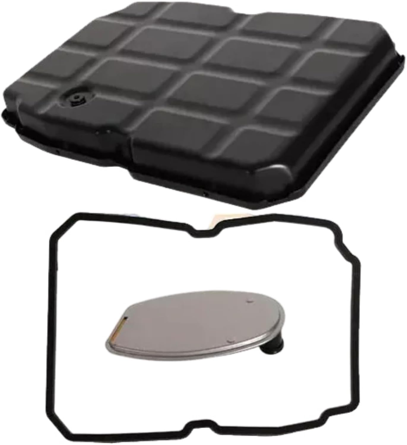 Transmission Oil Pan Kit with Filter & Gasket Set for Benz 722.6 Transmission 2006-2009 E350 OEM Replacement 52108325AA 223AT34 Leak-Proof Design Fit Chrysler Dodge Nitro Jeep Grand Cherokee