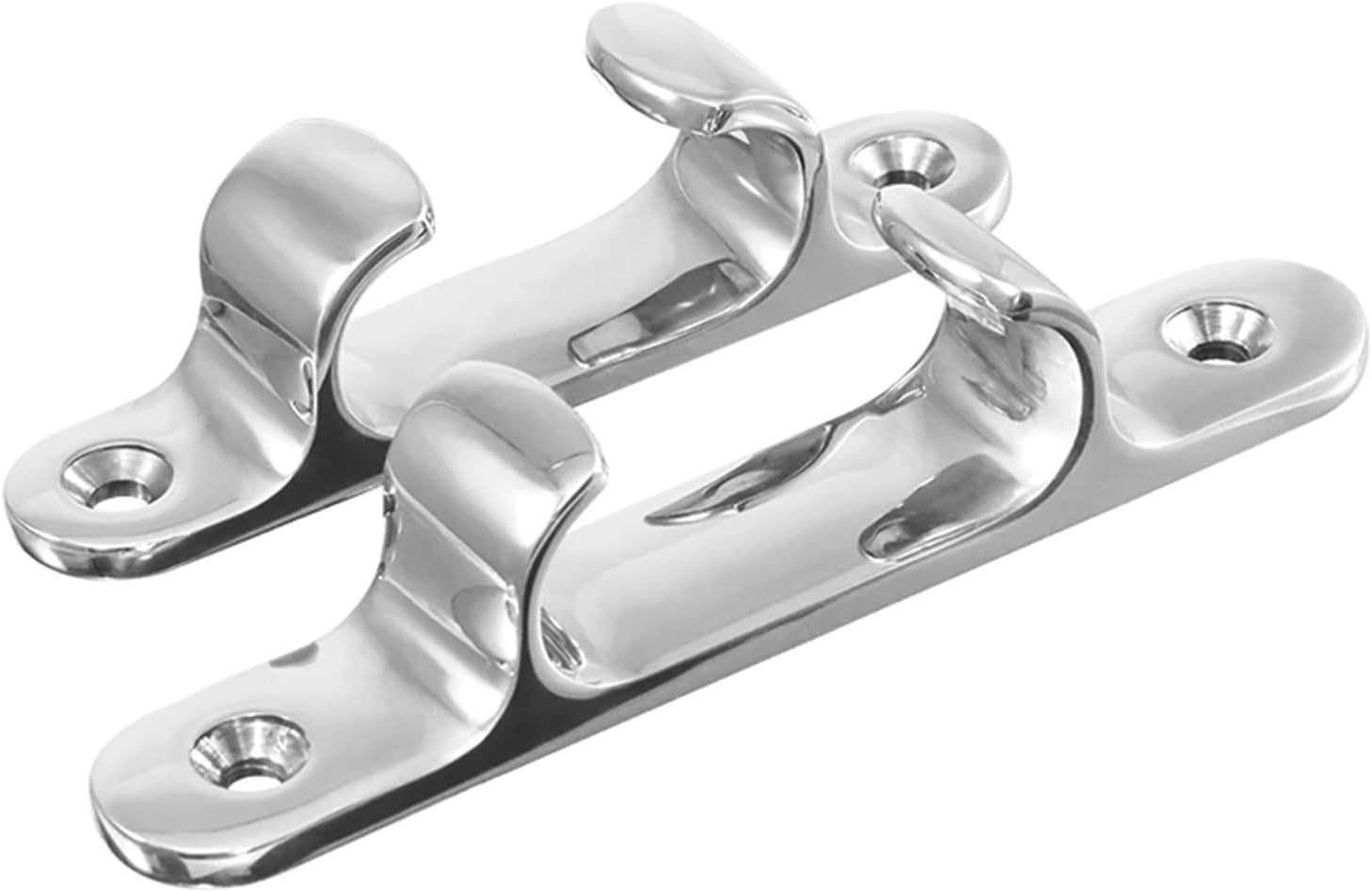 Bow Chocks Fairlead 4 Inch 6 Inch 8 Inch Boat Cleat Line 316 Stainless Steel High Mirror Polishing Hardware