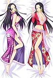 MobtOr Anime Woman Nami Boa Hancock Nico Robin Miss Allsunday Girl Cosplay Dakimakura Sexy Pillow Case Hugging Body Prop (Short Plush, 40x120cm (16'x47' inches))