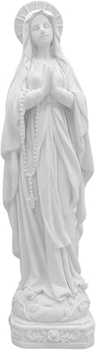 PlentifulHome Figura decorativa de María, estatua católica de la Santísima Madre María y estilo italiano, regalos religiosos para mujeres, 10.98
