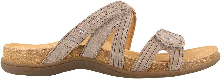 Taos Footwear Women's Premier Grey Sandal 9 M
