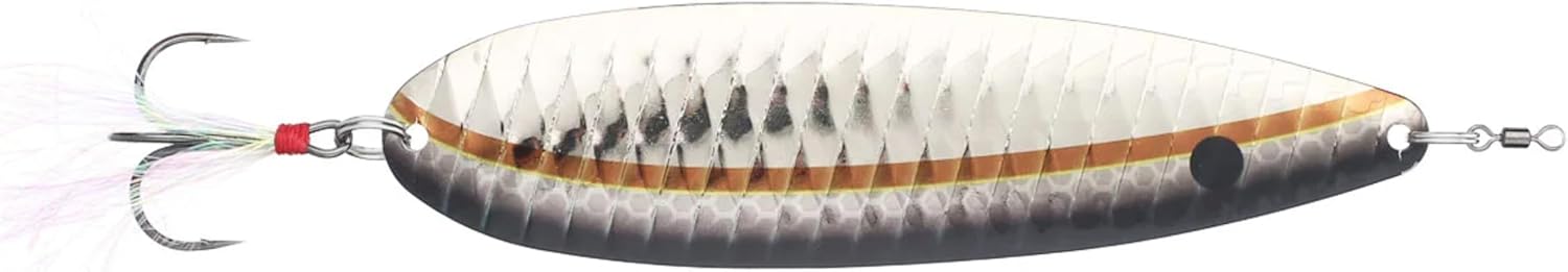 Nichols Lures 6FS8-25 6" Ben Parker Mini Magnum Flutter Spoon Gizzard, 2.5 oz
