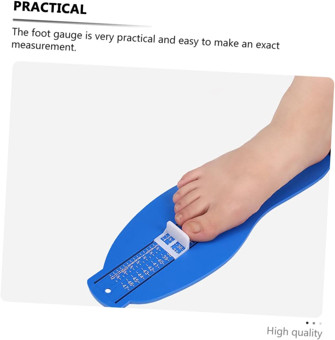 BESPORTBLE 3pcs Foot Measuring Instrument Boys and Girls Adult Foot Gauge Measurer