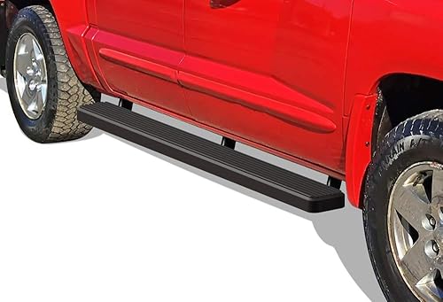 Miniatura 4 de APS iBoard - Estribos de acero inoxidable de 5 pulgadas compatibles con Dodge Dakota 2005-2011 Quad Cab (barras nerf escalones laterales)